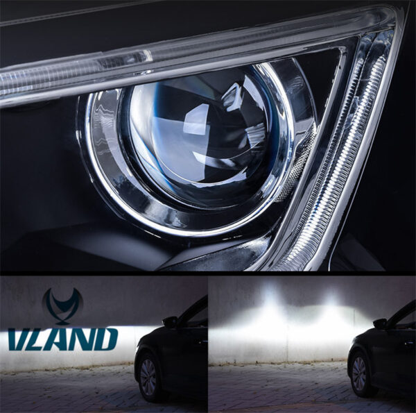 Farol Jetta MK6 modelo Audi 11-17 HID - Image 5