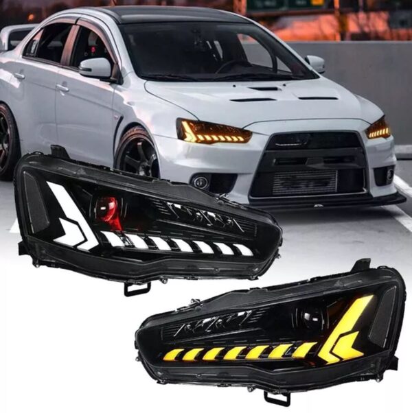 Farol lancer x new amber08-19 FULL LED
