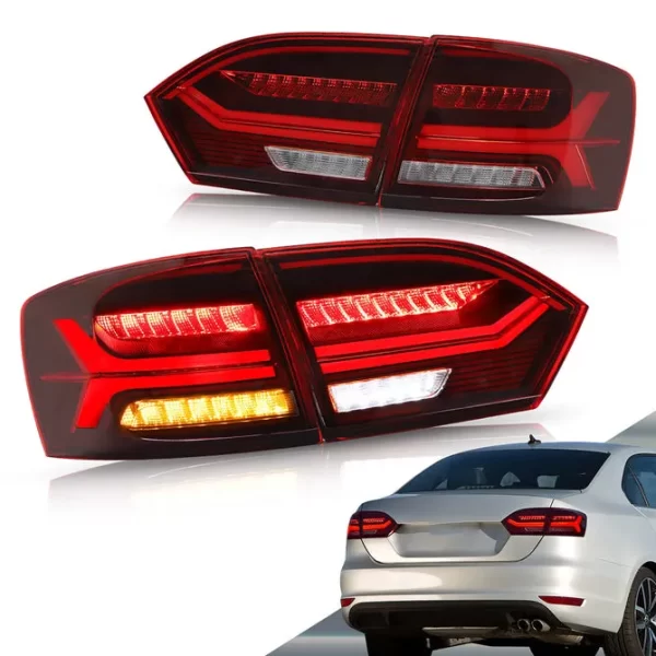 Lanterna jetta mk6 audi style red 2011 a 2014